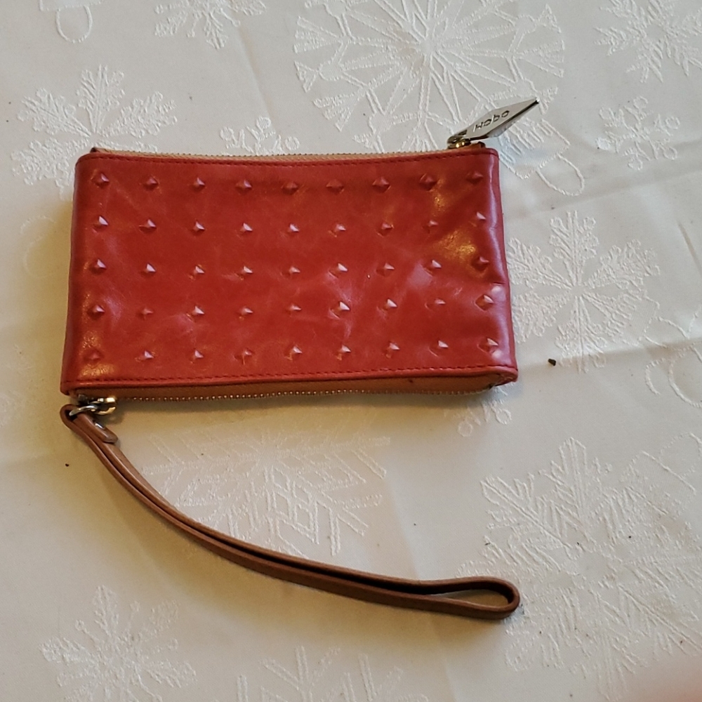 Red Hobo wristlet